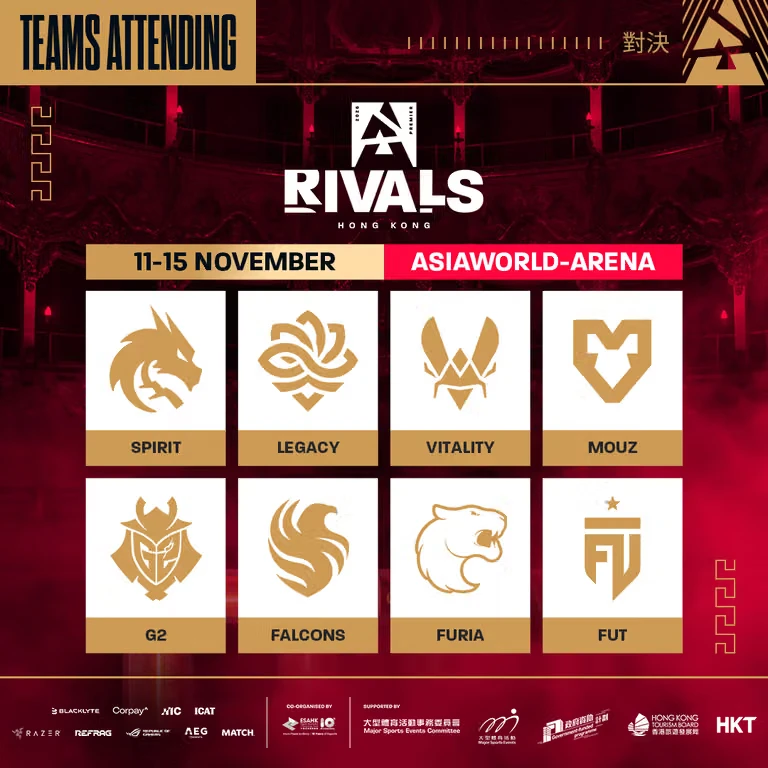 Teams attending in Hong Kong