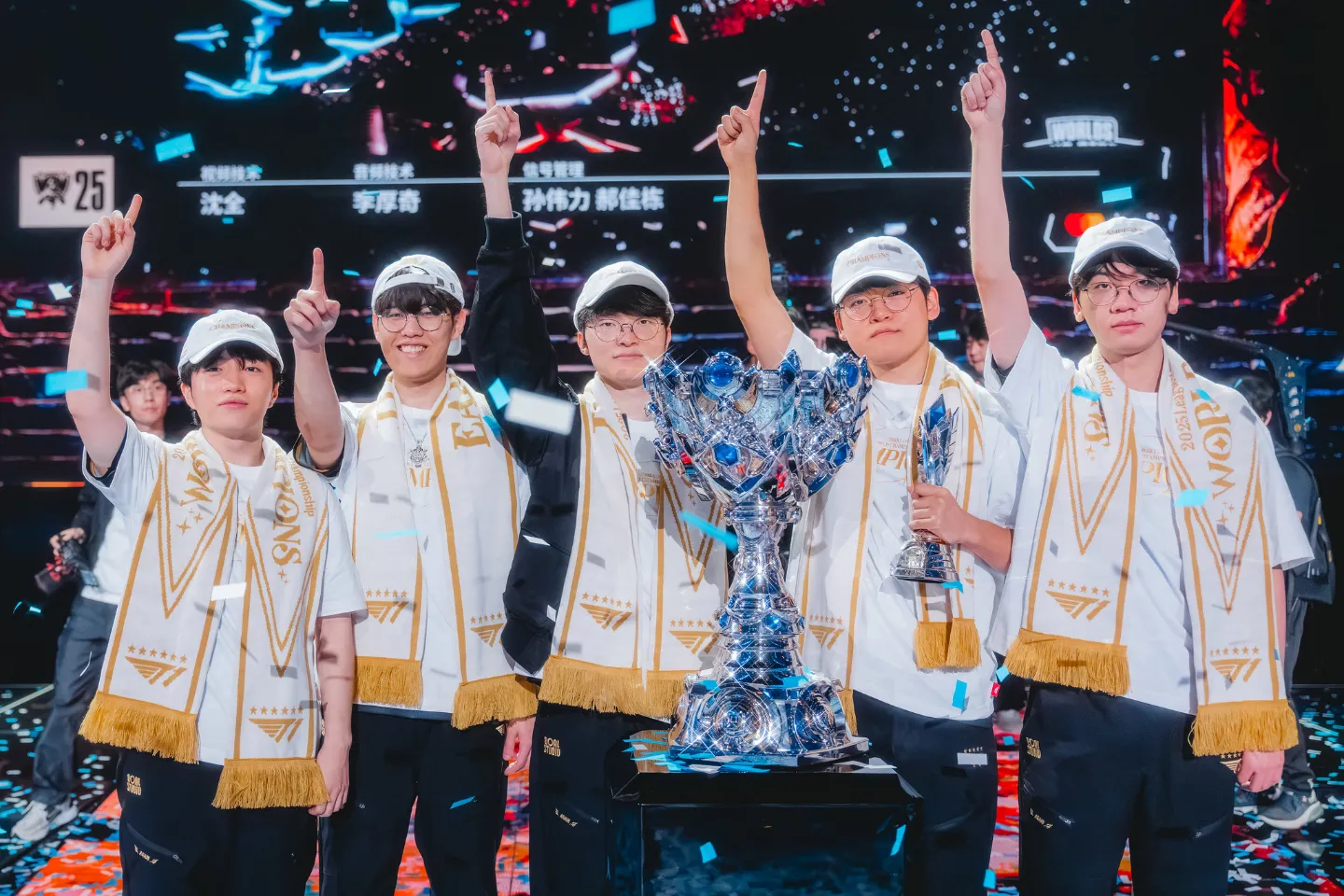 The team completed three consecutive world championships from 2023 to 2025.